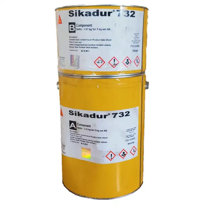 Sika Sikadur 732 Epoxy Resin Bonding Agent, Epoxy Adhesive & Mortars - 5kg