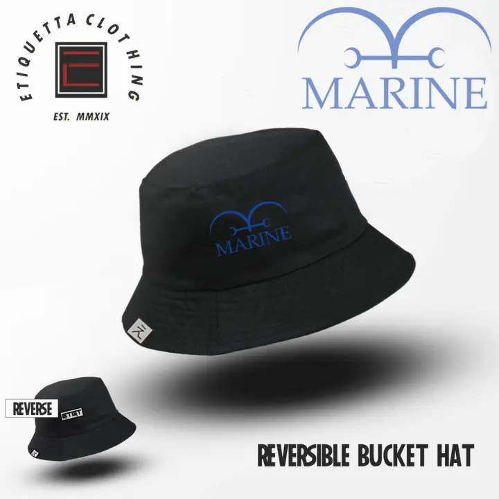 Etqt Anime Waway Bucket Hat One Piece Marine Lazada Ph