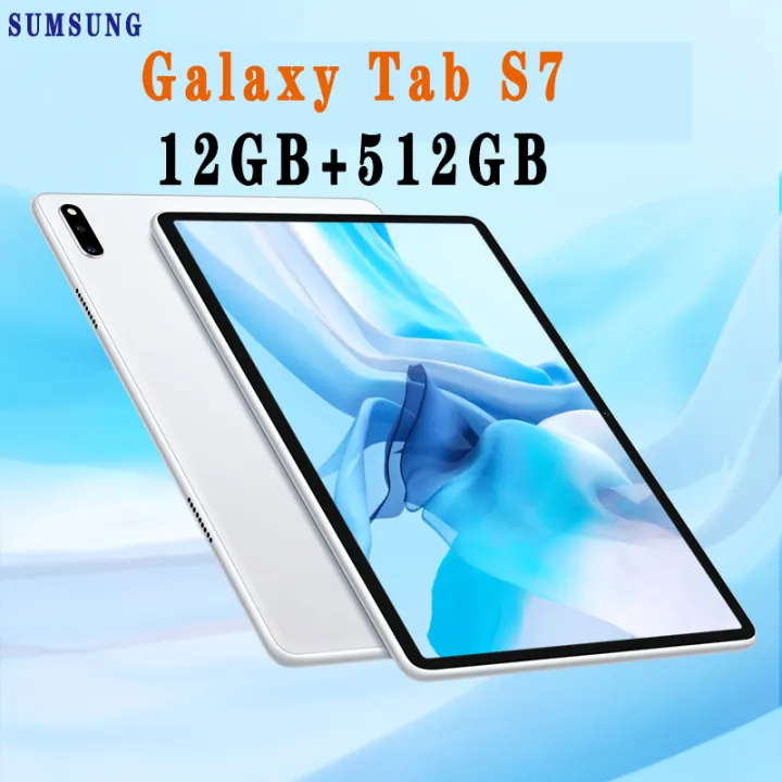 Original SUMSUNG Galaxy Tab S7+ Buy 1 Take 1 Tablet 12GB +512GB 11.0 inch Display 120hz LTPS LCD 8,000mAh  Galaxy s7 tab 11.0inch 12+512GB Large Screen PC Android 11 Dual SIM Card WIFI Online Course COD