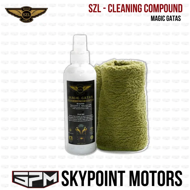 SZL TIRE CREAM 100ML (9404133), SZL MOTORCYCLE DEGREASER 250ML (9404