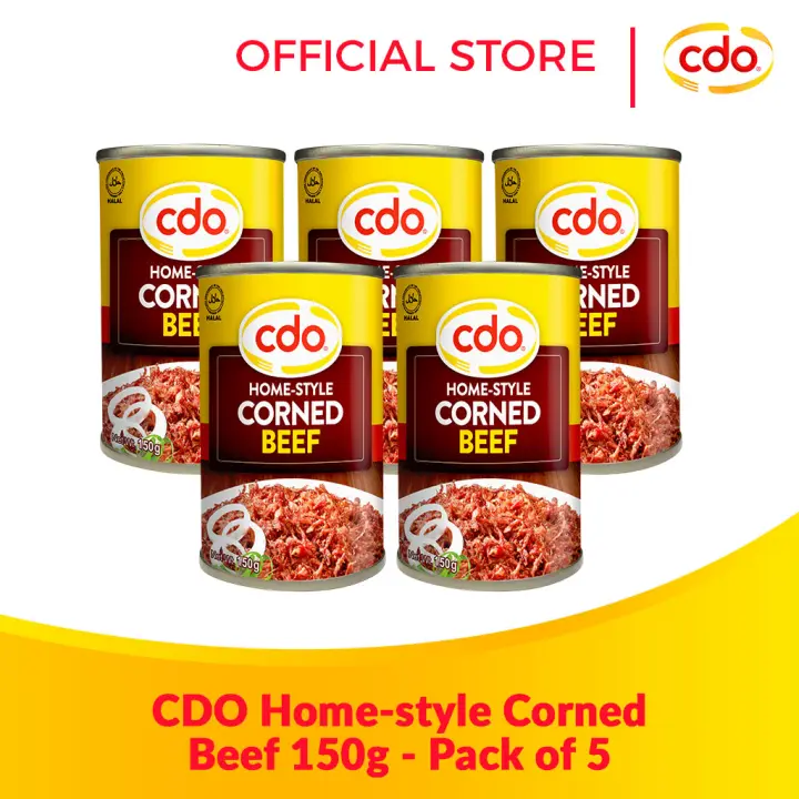CDO Home-Style Corned Beef Classic 150g - Pack of 5