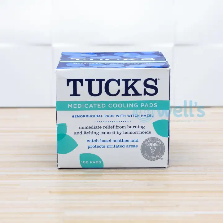 Tucks Medicated Cooling Pads. Hygienic Wipes for Relieving Itch and Burning Sensation due to Hemorrhoids. Ultrasoft to Avoid Friction in the Affected Area. Also For Those Suffering From Anal Fissures and Post Episiotomy. 100 pcs.