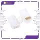 2pcs ZoeRax Pass Through RJ45 Connector. 