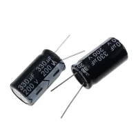 16v 330uf 16volt 330mfd 105c aluminum electrolytic capacitor 6mm×11mm