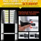 CK Telescopic Aluminum Double-sided Ladder Double Multipurpose Ladder Folding Ladder. 