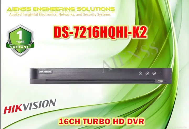 Hikvision Ds 7216hqhi K2 Turbo Hd Dvr 16ch Lazada Ph