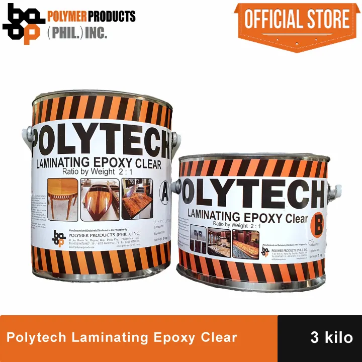 Polytech Laminating Epoxy Clear 3kg