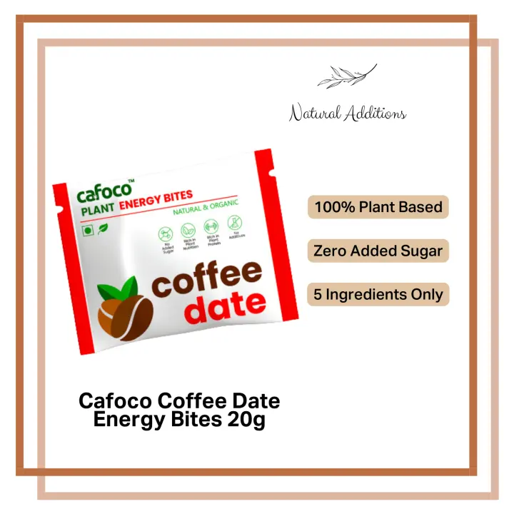 Cafoco Vegan Energy Bites Coffee Date 20gm