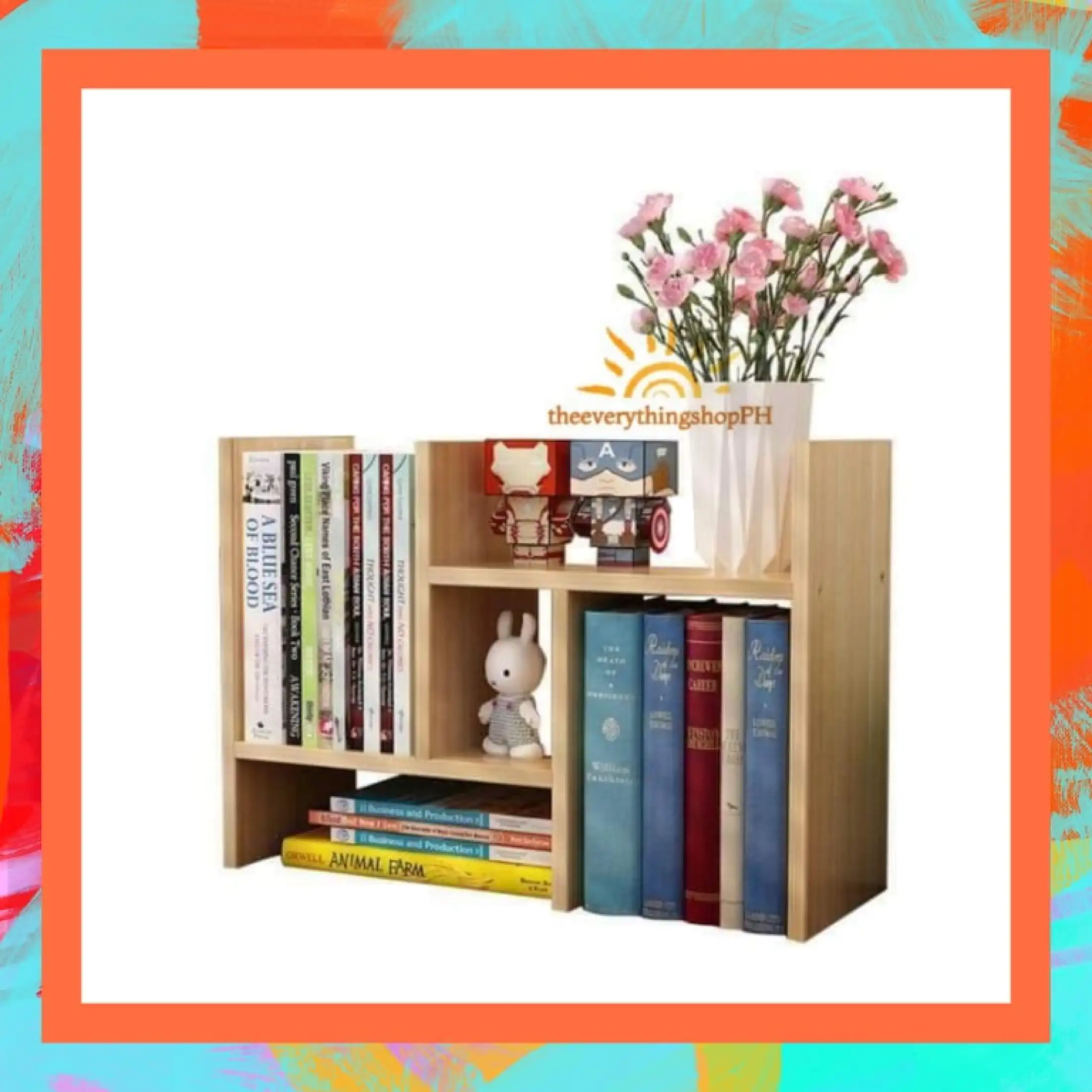 Mini Wooden Book Shelf Save Space, Wooden Book Shelves