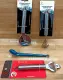 4 IN 1 SET / STAINLESS STEEL BUKO SCRAPER / PIZZA CUTTER / CAN OPENER MANUAL /057/006/020/031. 