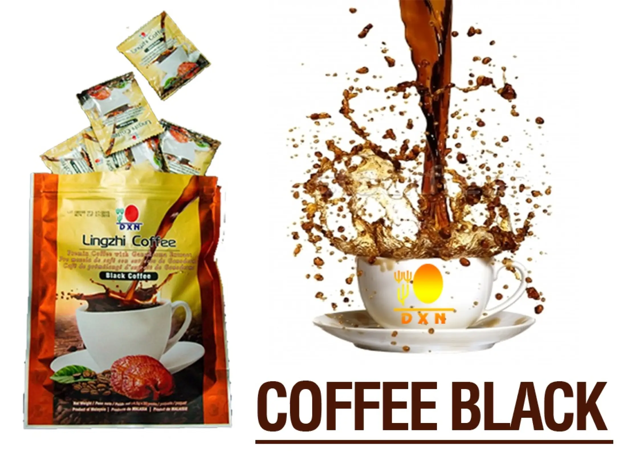 Dxn Lingzhi Black Coffee 20 Sachets X 4 5g Lazada Ph