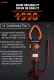 Harden 661003 Digital Clamp Multimeter (PROFESSIONAL) AC DC LCD Display Power Tester Clamp Ampere Meter Digital Clamp Multimeter. 