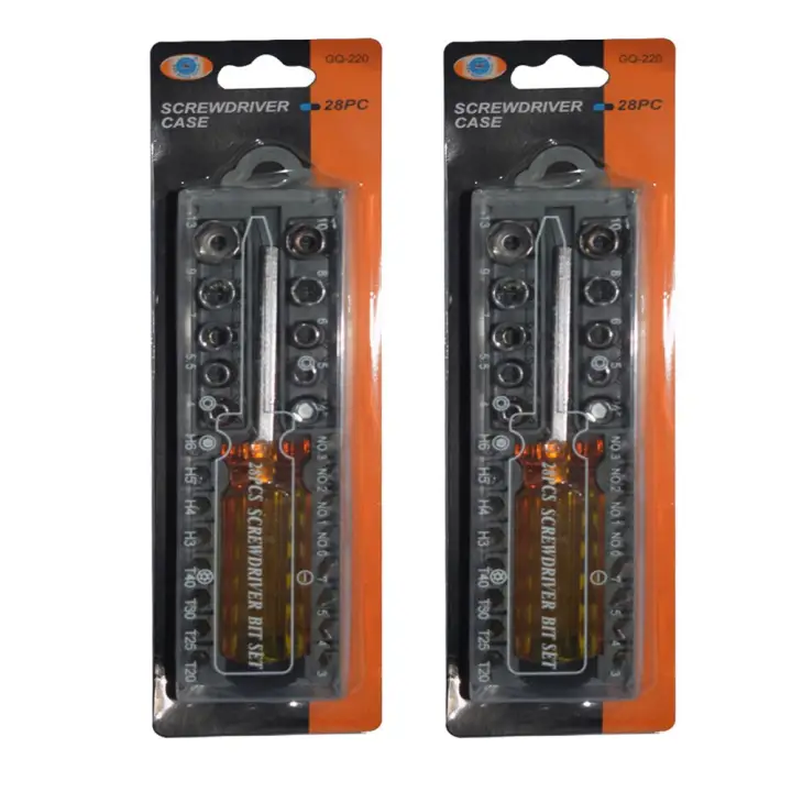 Wawawei Gq 2 Screwdriver Case 28pcs Set Of 2 Lazada Ph