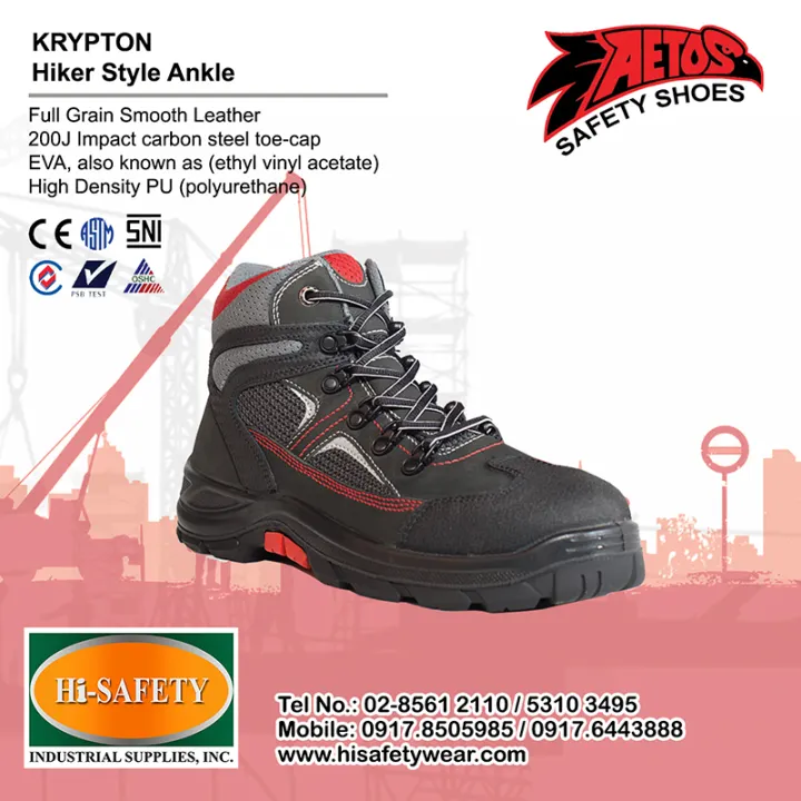 Aetos Safety Shoes Krypton Sms Lazada Ph