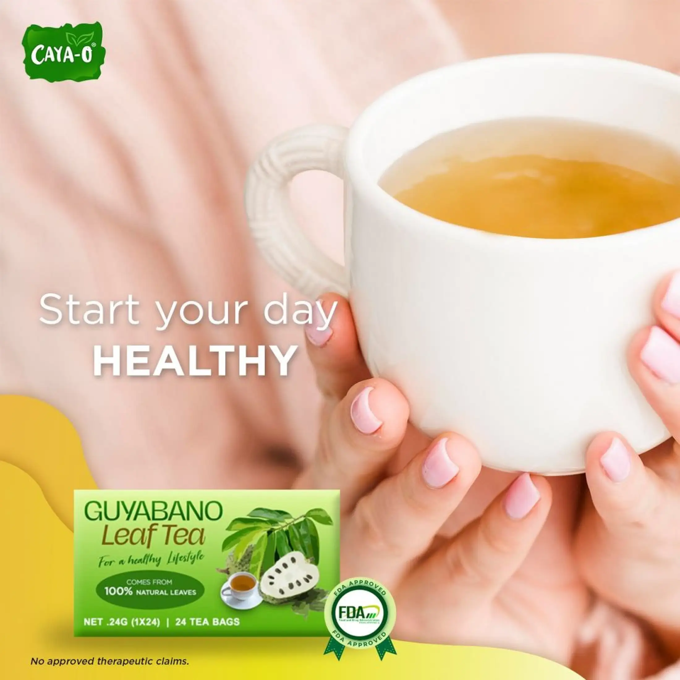 Cch S Shop Caya O Guyabano Leaf Tea For A Healthy Lifestyle Lazada Ph