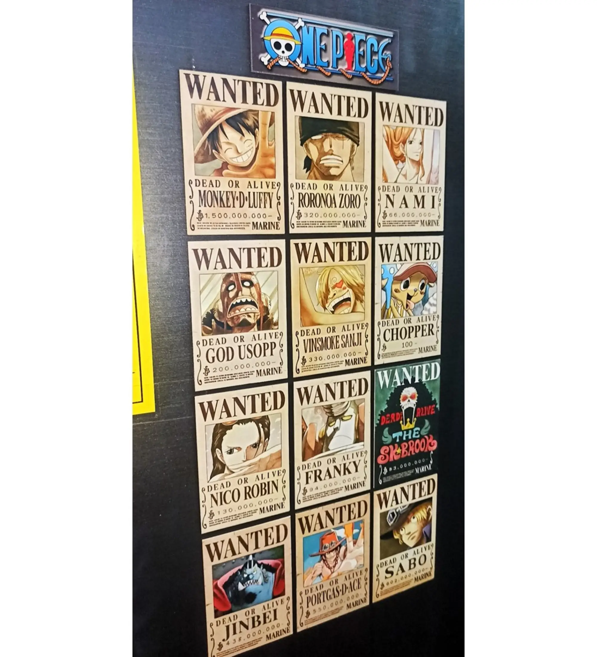 Dps 13 Pcs Ref Magnet One Piece Wanted Poster Straw Hat Pirates Ace And Sabo Ref Magnet Lazada Ph