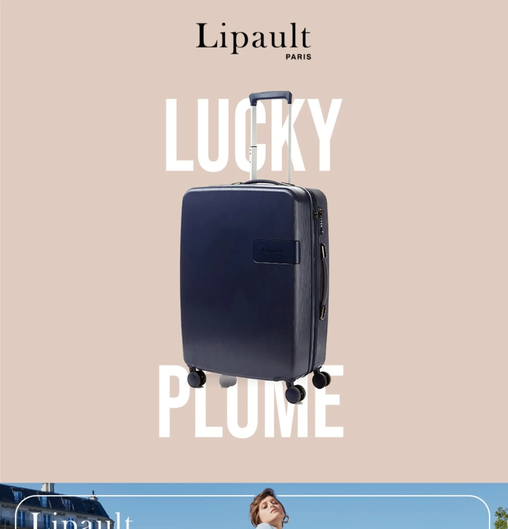 Lipault lucky plume spinner Clearance