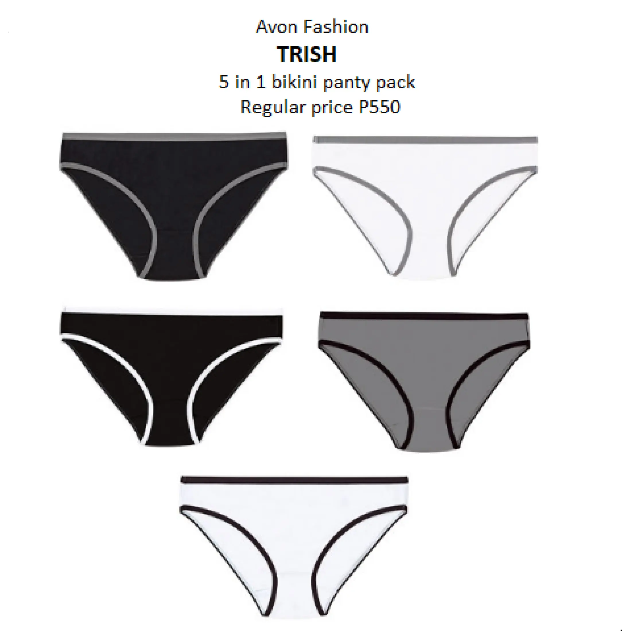 Pack bikini panties Illumination String