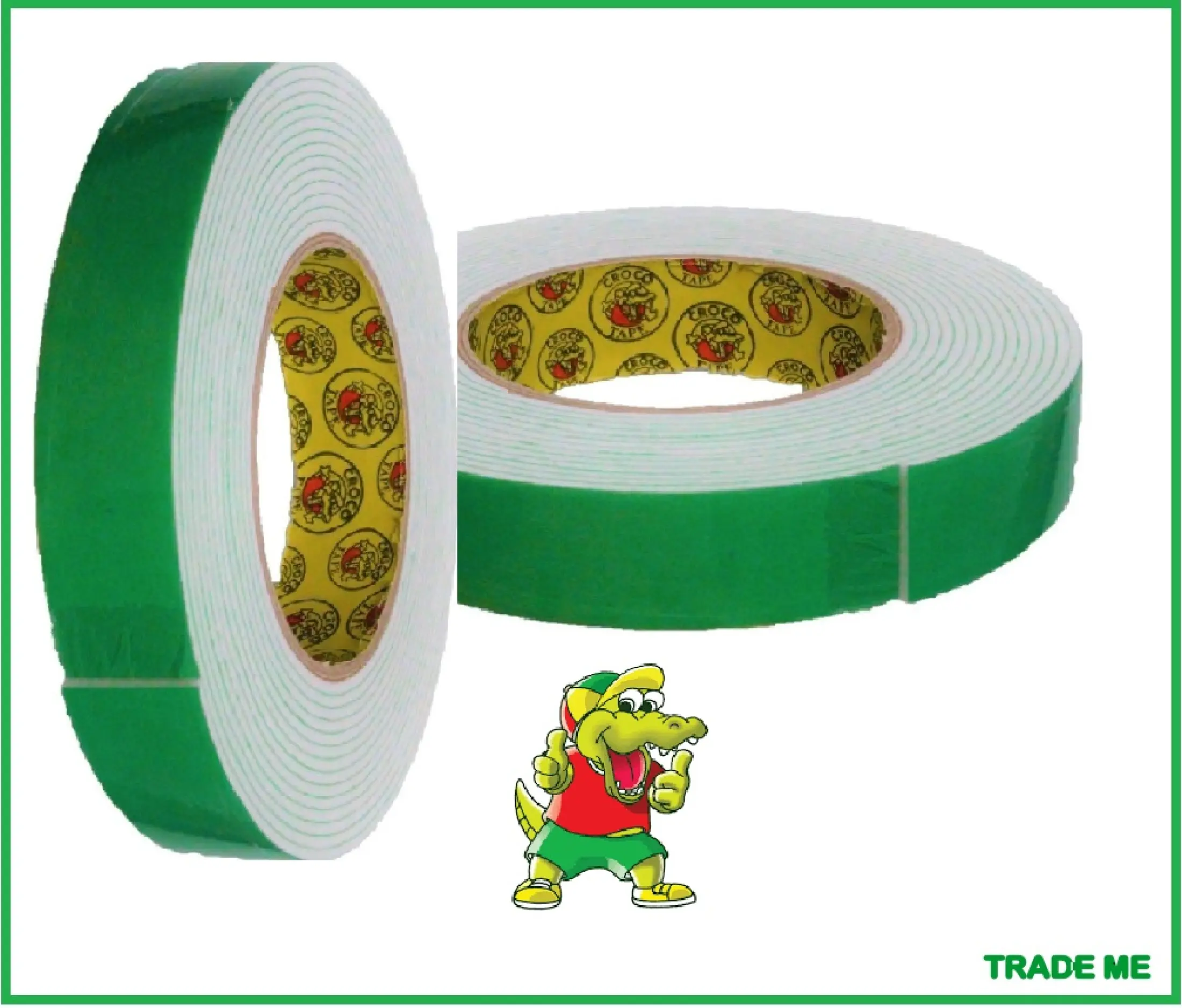 Crocodile Double Sided Tape Foam Type Brand X 5 Meters 1 Inch 5pcs Pack Lazada Ph
