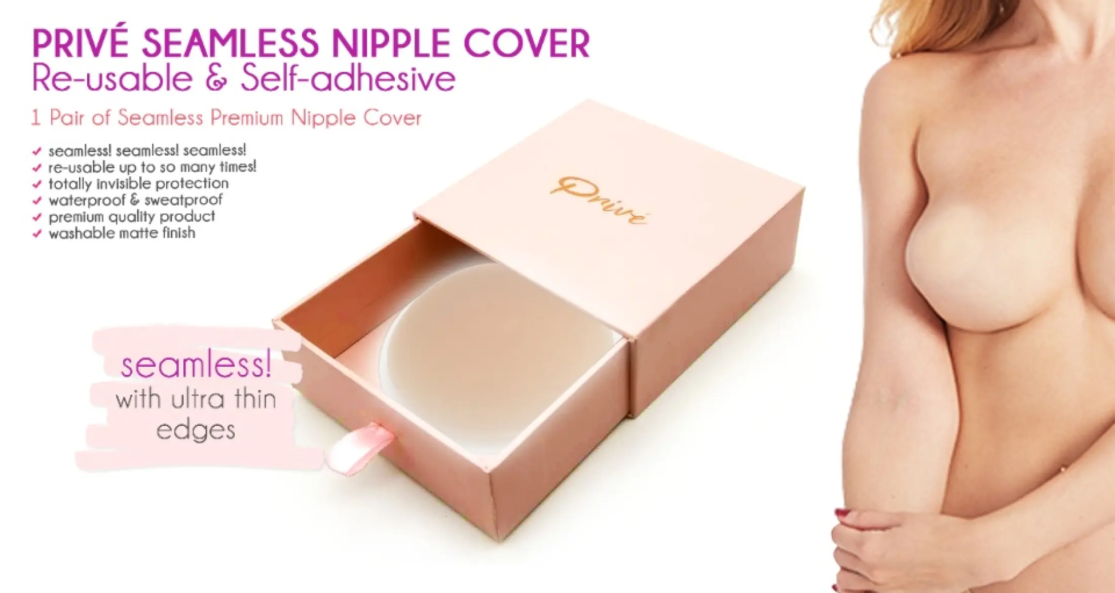 Seamless nipple covers Clearance