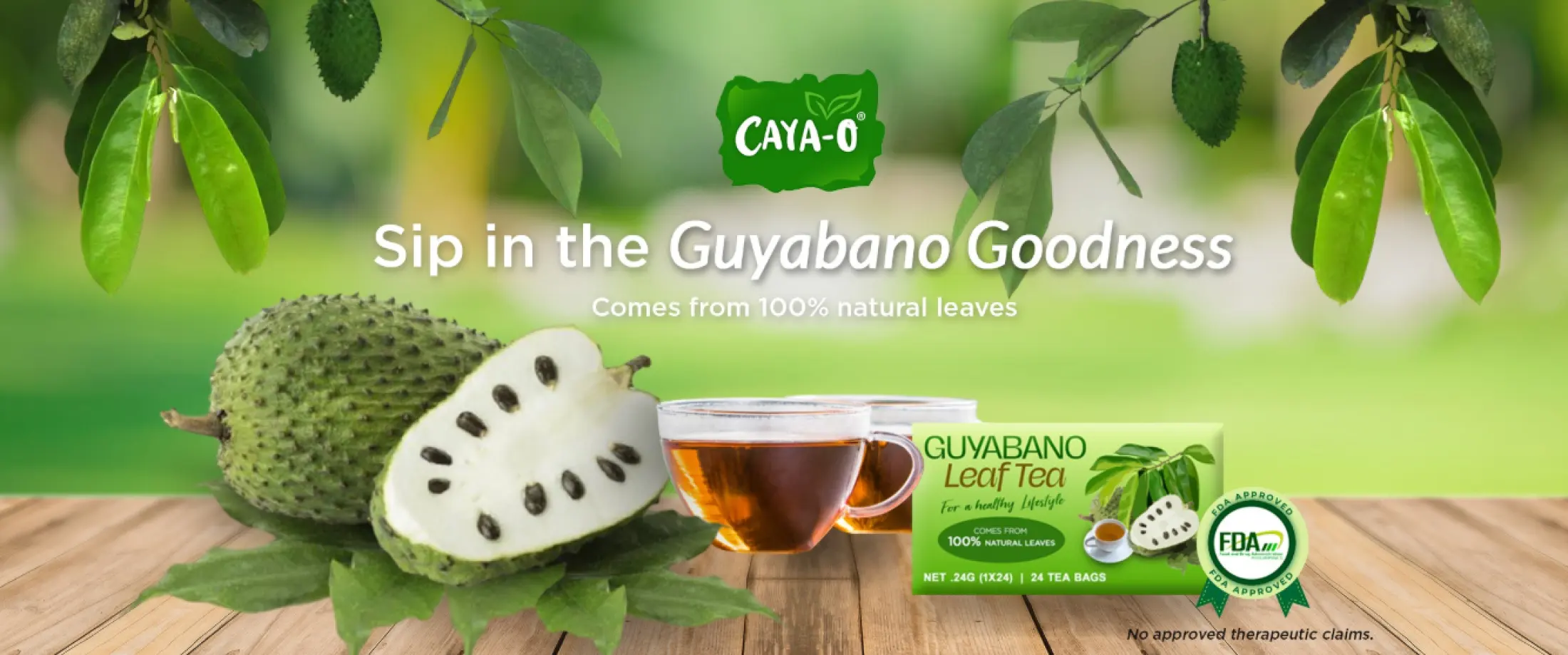 Cch S Shop Caya O Guyabano Leaf Tea For A Healthy Lifestyle Lazada Ph