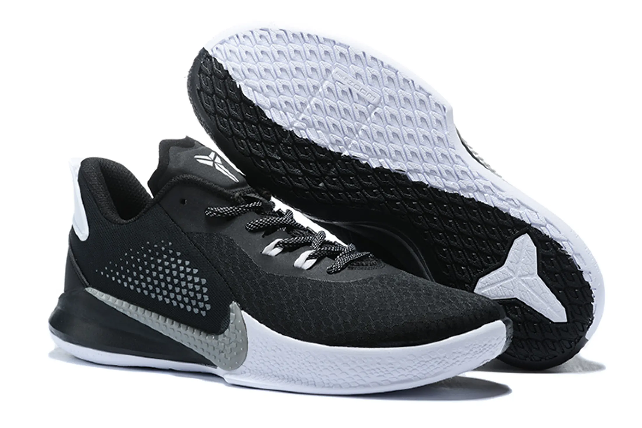Kobe black and white basketball shoes Clearance