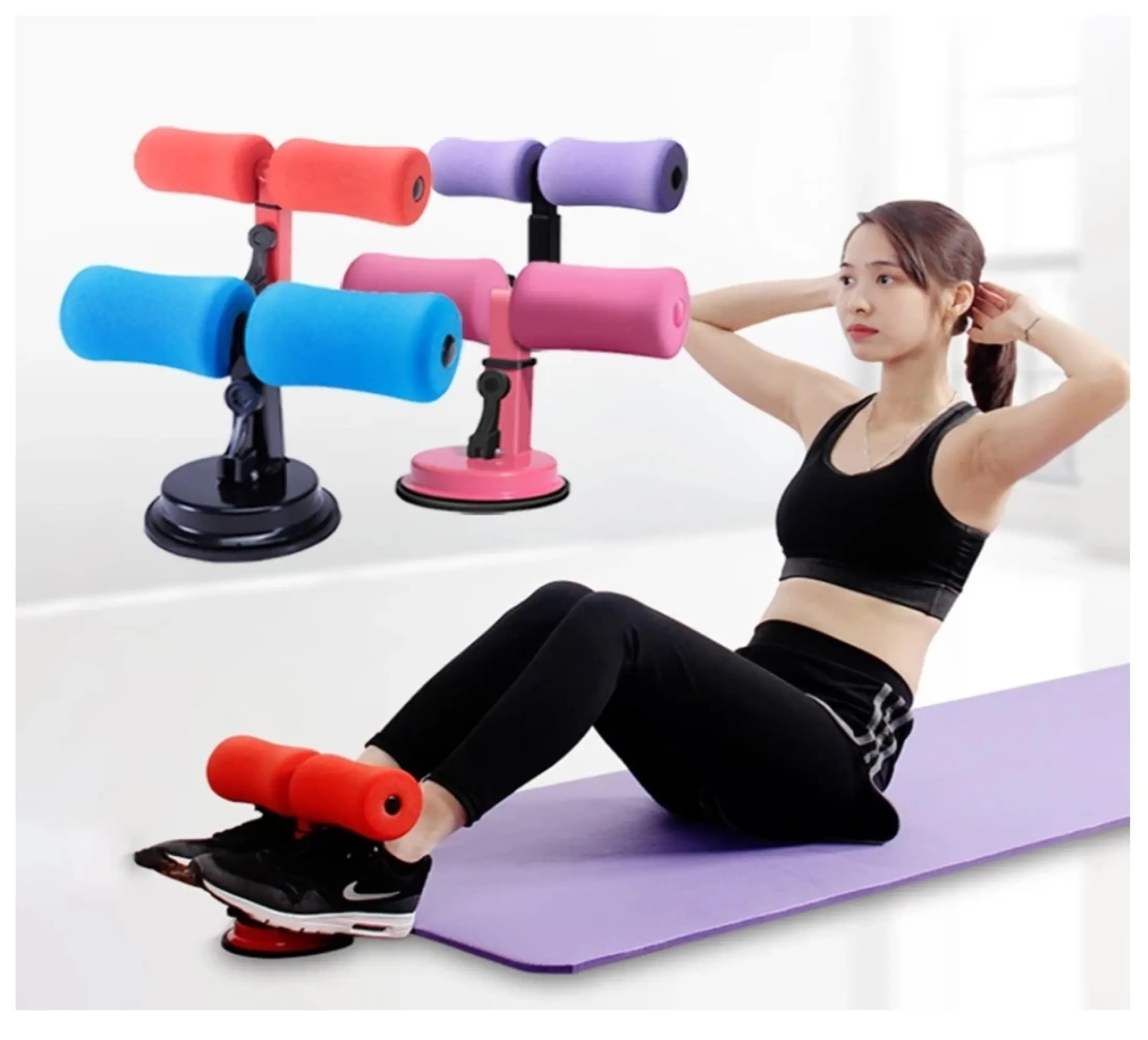 Abdominal Curl Fitness Equipment Sit Up Sit Up Assistant Exercise Equipment Portable Bench Suction Adjustable Sit Ups Exercise Abdominal Core Lazada Ph