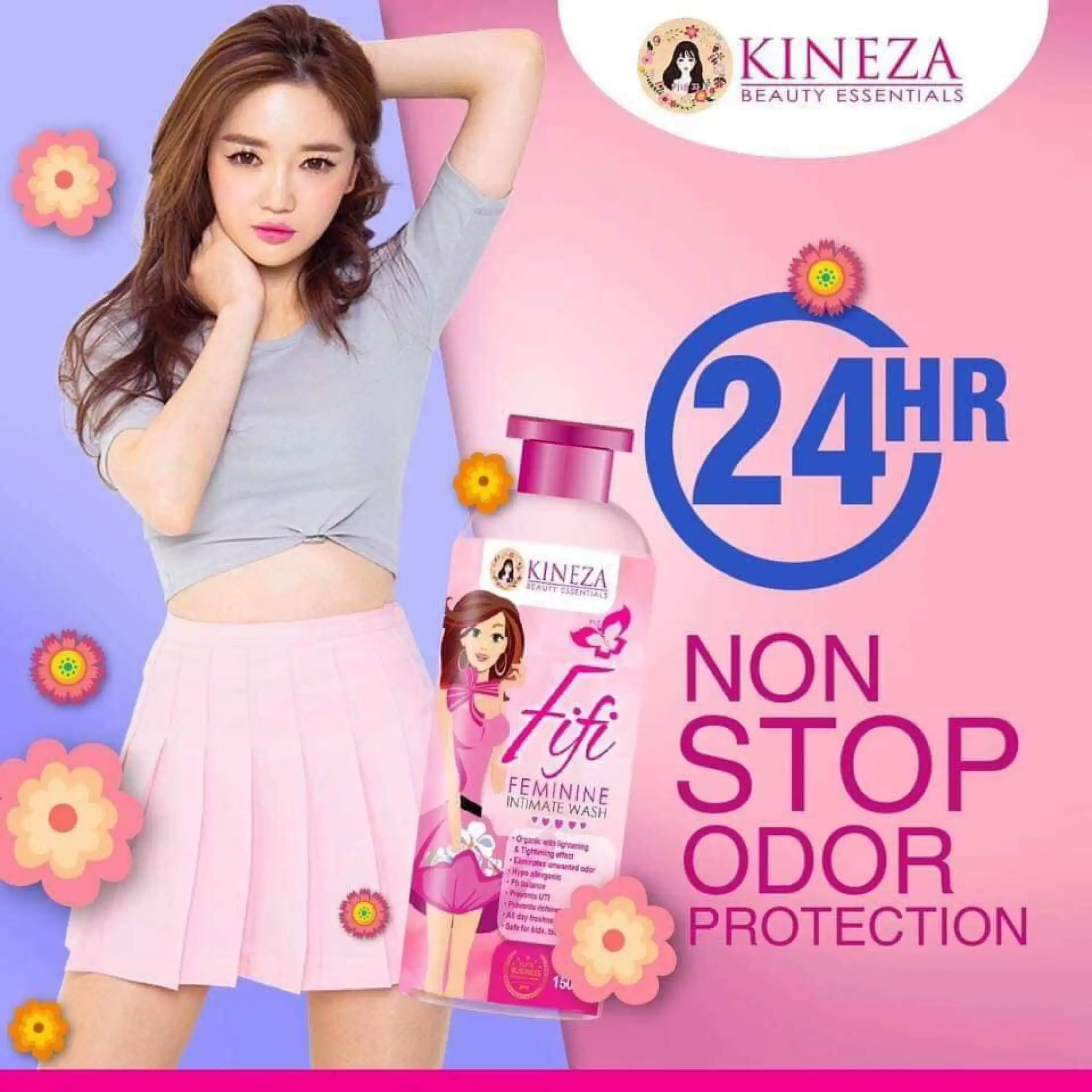 Fifi Wash Feminine Intimate Wash Kineza Beauty Essentials 150ml Lazada Ph