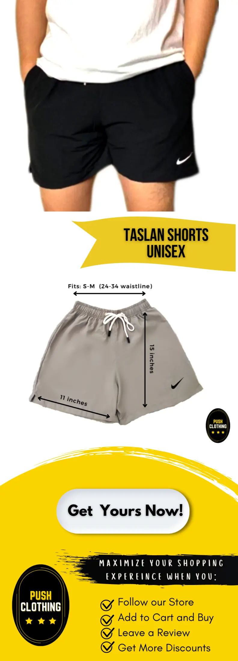 Set Of 5 Pcs Taslan Shorts 2 Pockets Nike For Men Free Size For Women Unisex Tailored Shorts Above Knee High Taslan Casual Chino Drifit Quality Korean Fashion Trend Sports Sweat Clothing Stretchable