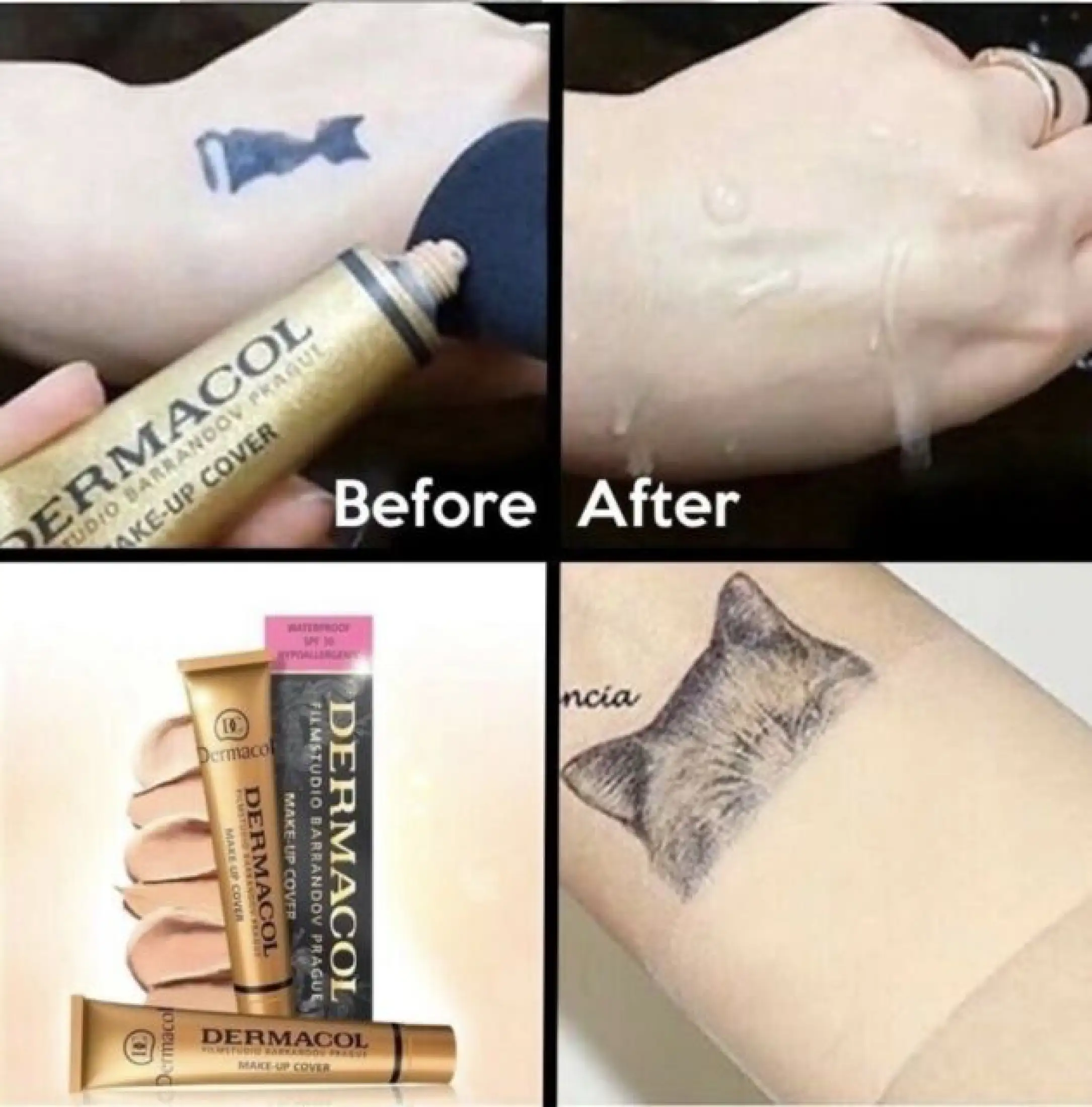 Dermacol Make Up Cover Foundation Shades For Women And Men And Cover Tested Extreme Covering Make Up For Tattoo The Clinically Lazada Ph