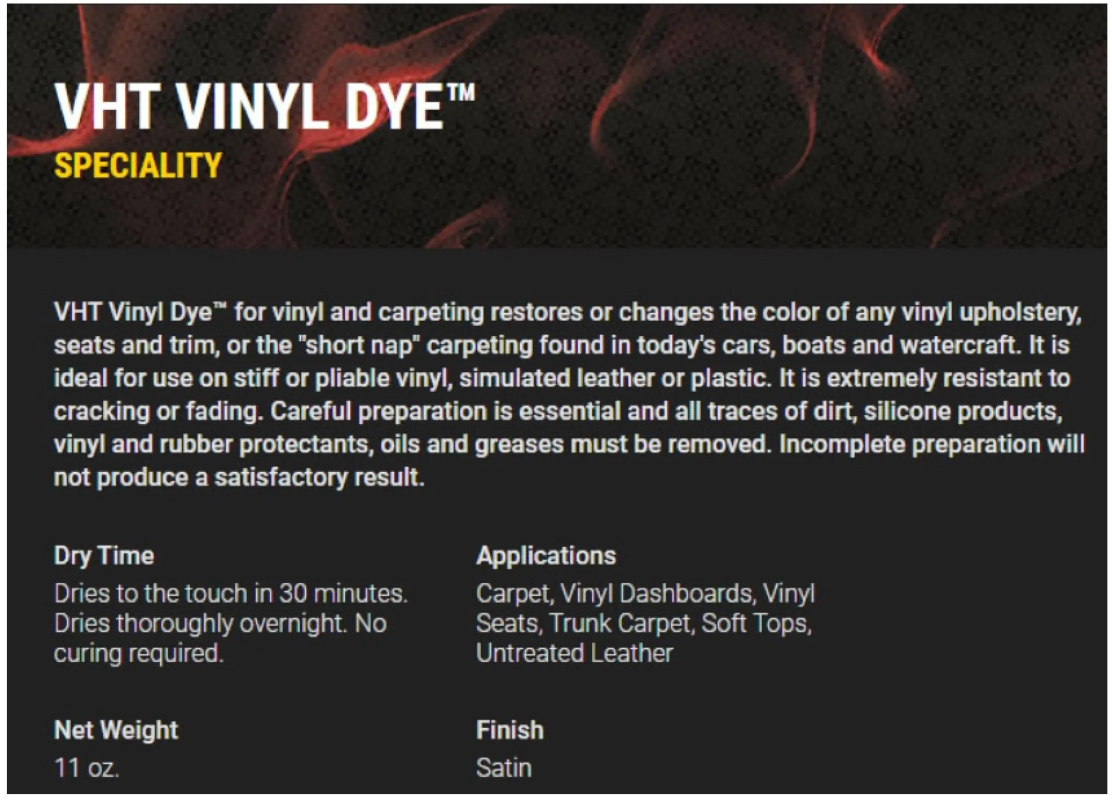 Vht Vinyl Dye Spray Paint Avail In, Tan Leather Spray Paint