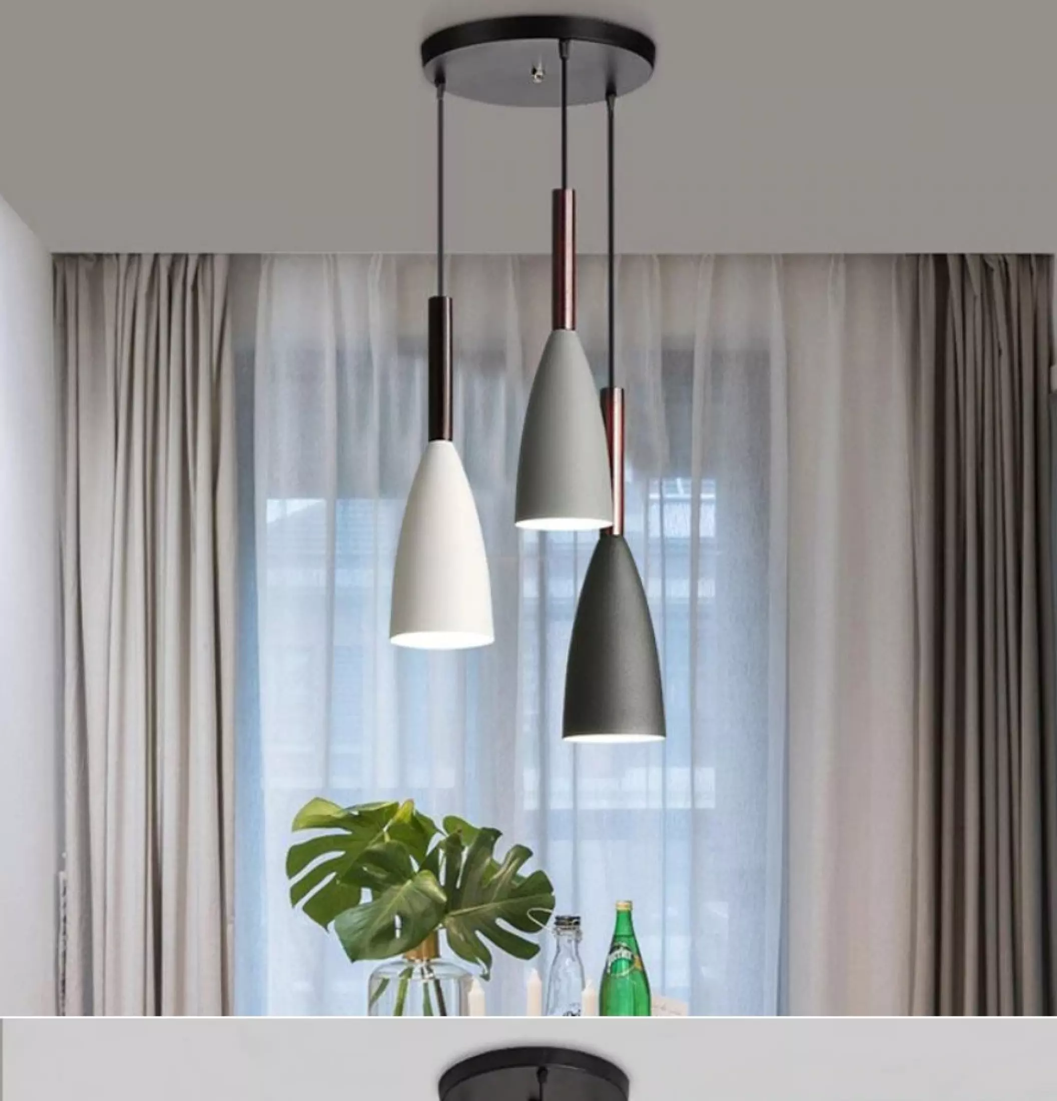 Modern Pendant Lighting Nordic, Height Of Pendant Lights Over Dining Table