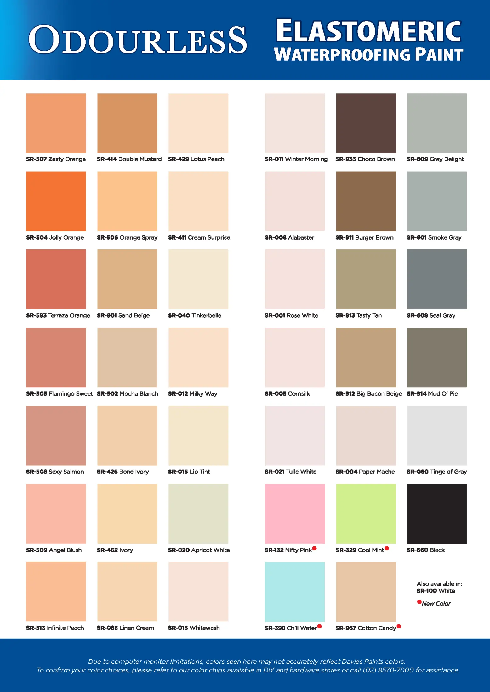 Davies 16 Liters Sun And Rain Elastomeric Waterproofing Indoor Outdoor Concrete Masonry Paint Lazada Ph