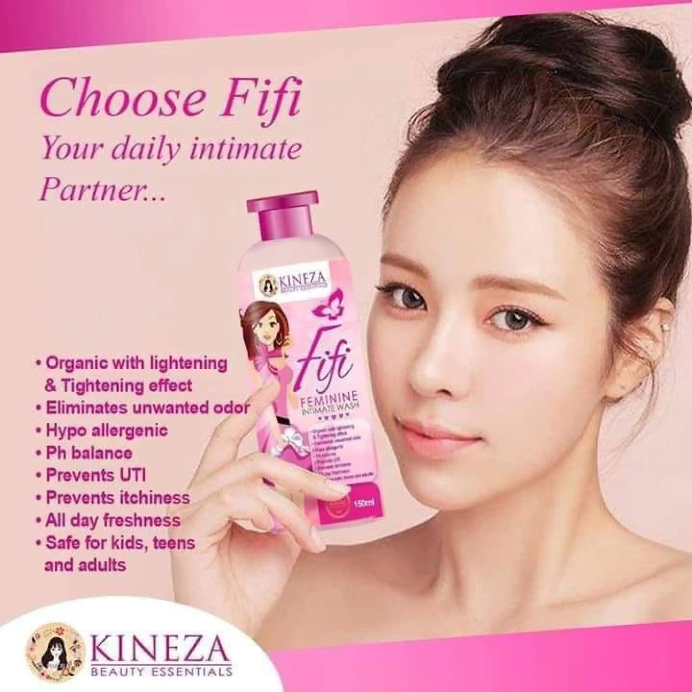 Beauty Essentials For Girls And Women 100 Original Kineza Fifi Feminine Intimate Wash Tightening Antibacterial Wash Cures Vaginal Problems Intimate Care All Day Freshness Hygiene Essentials Flash Today 79 For Intimate Part Buy 1 Take 1