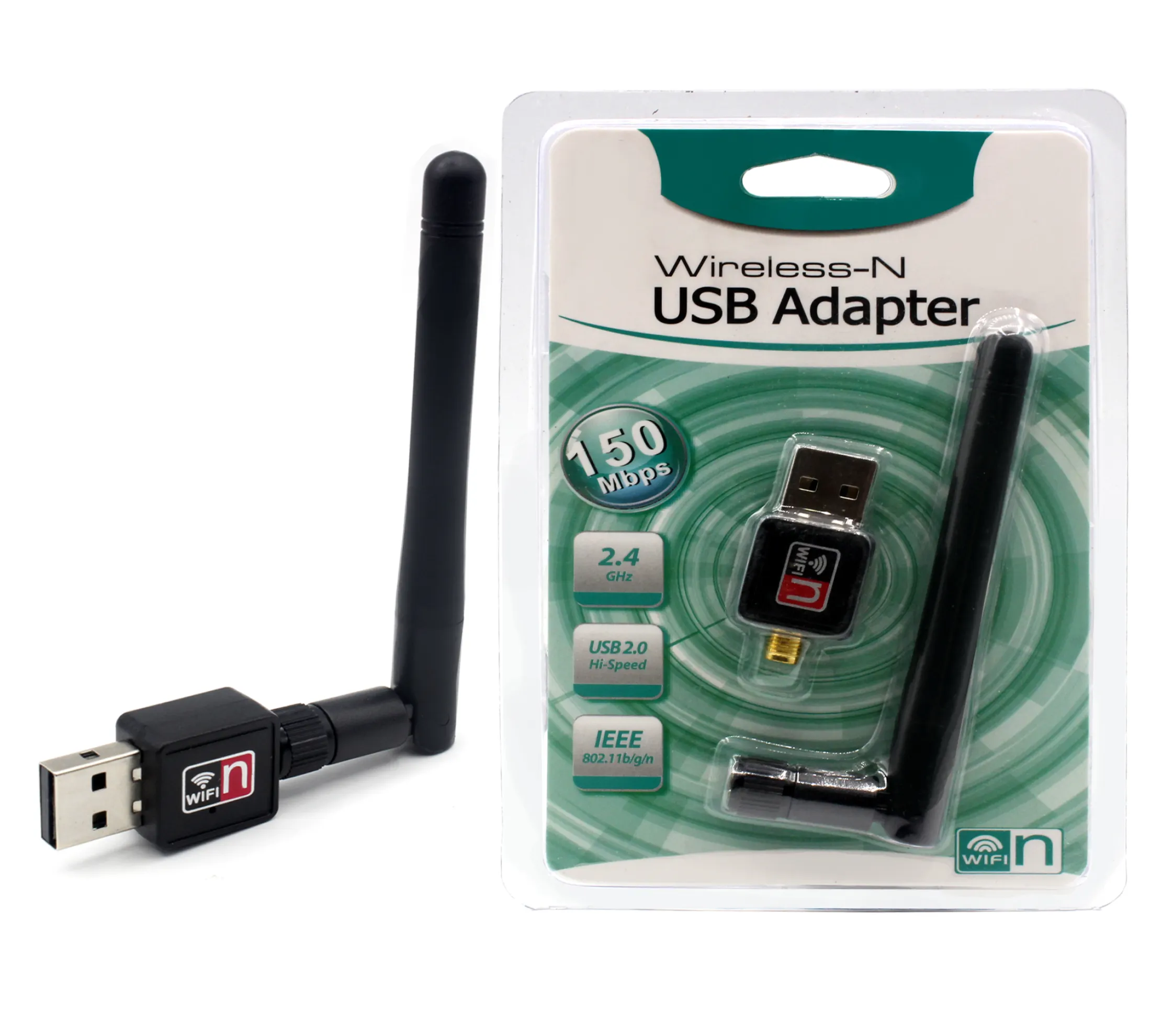 Usb Wifi Dongle And Wireless Adapter 150mbps Lan Card 802 11n G B With Antenna Lazada Ph